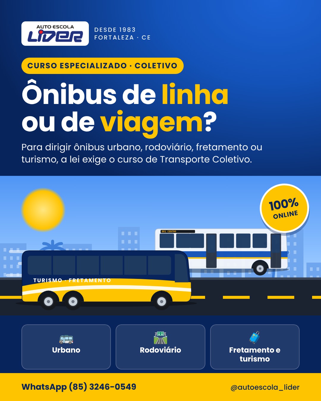Formação Condutor Especializado em Transporte Coletivo de Passageiros