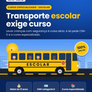 Formação Condutor Especializado em Transporte de Escolares
