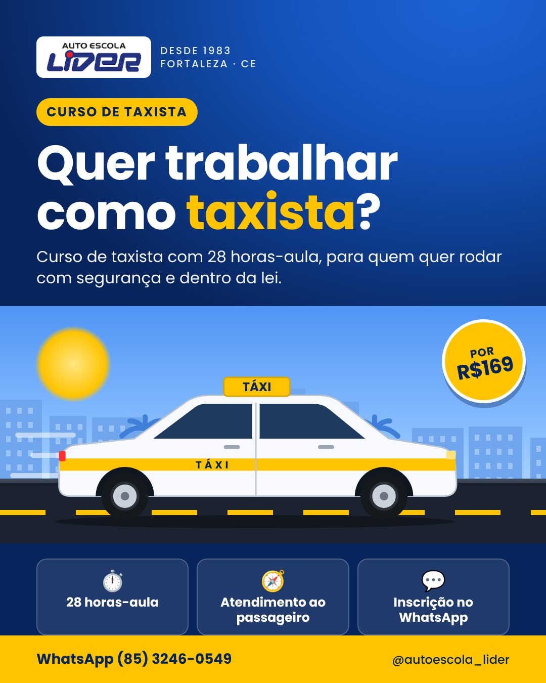 Curso para Taxista e Motoristas por Aplicativo